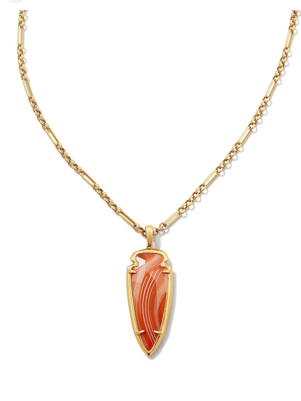 Kendra Scott Yellow Rose Skylar necklace.